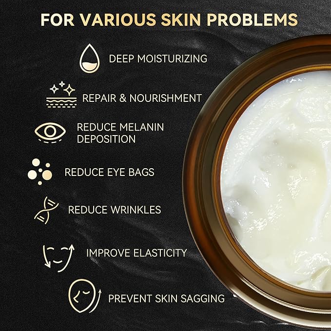 Men's Beef Tallow for Skin, Whipped Grass-Fed Beef Tallow Face Cream, Tallow Balm with Anti-Aging Retinol & Hyaluronic Acid, Mens Skin Care Face Moisturizer, Reduces Wrinkles & Lines, Sandalwood, 3 OZ