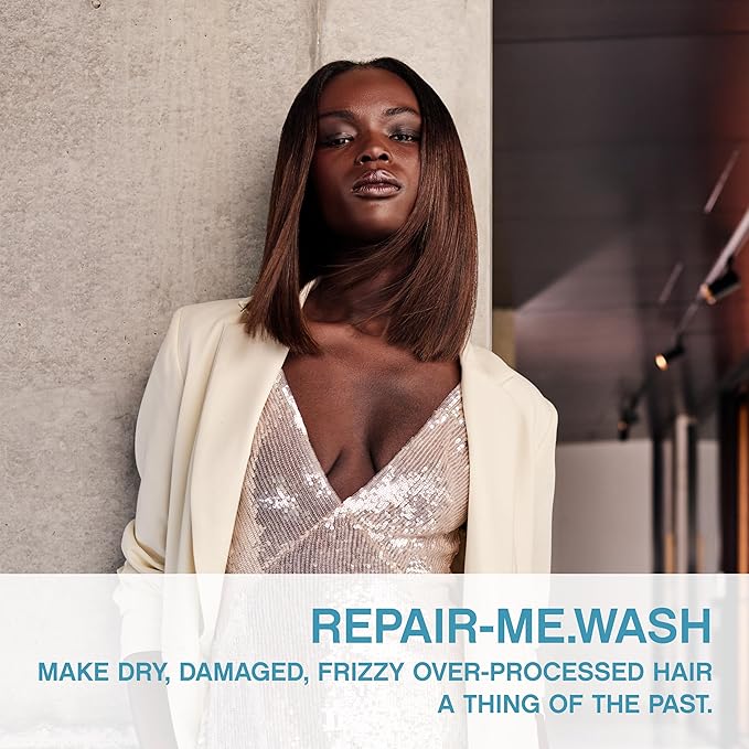 KEVIN.MURPHY REPAIR-ME.WASH - Moisturising Hair Repair Shampoo - Hydrating Frizz Control Shampoo - Sulphate & Paraben Free Hair Care - 1 L / 33.8 fl oz