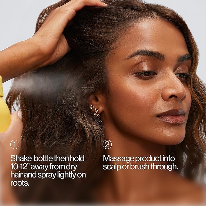 Eva NYC Invisible Dry Shampoo Spray - Oil-Absorbing, Removes Odor & No White Cast - Freshen Up Dry Shampoo For Women - For Light, Dark + Oily Hair - Light + Fresh Scent - 5.3 oz