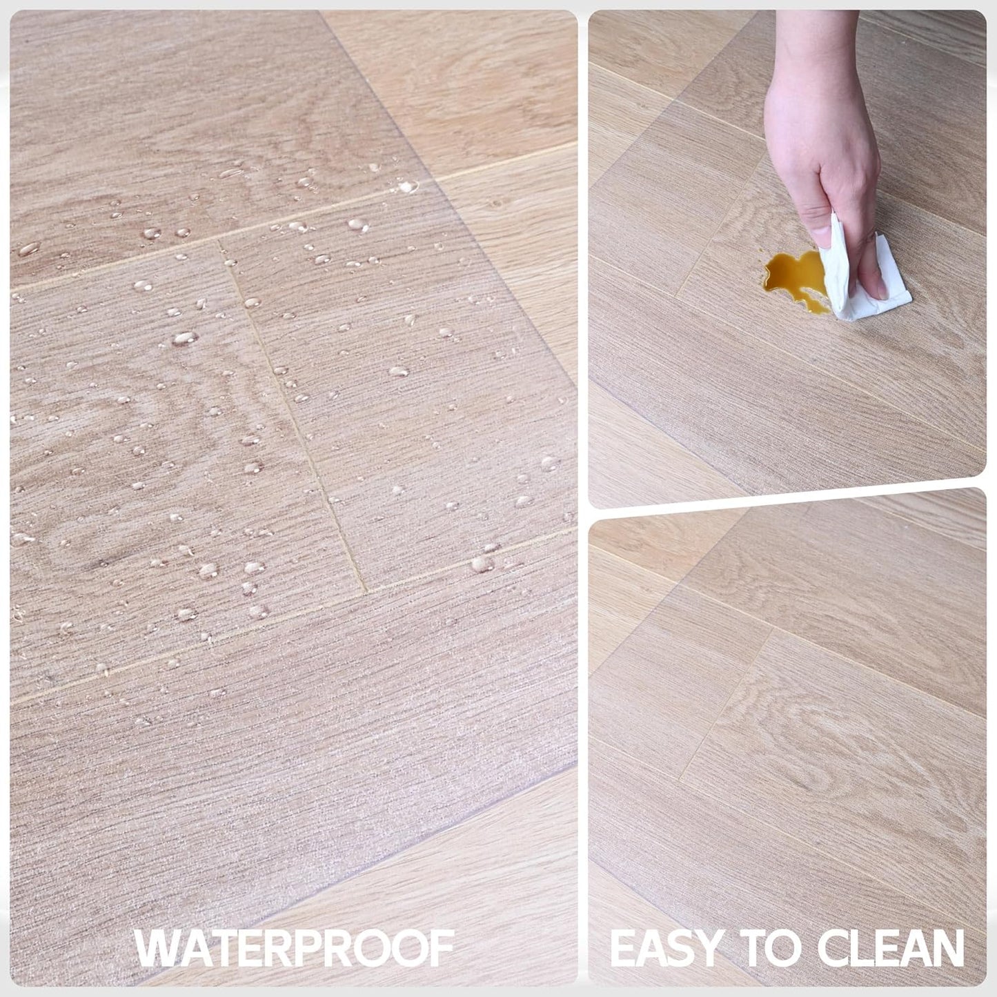 Office Chair Mat for Hardwood Floor, 72" x 36" Clear Computer/Desk Chair Mat for Hard Floor, Thicker, Easy Glide, Non-Slip, Protects Hard Surfaces from Scratches, Ideal for Home or Office