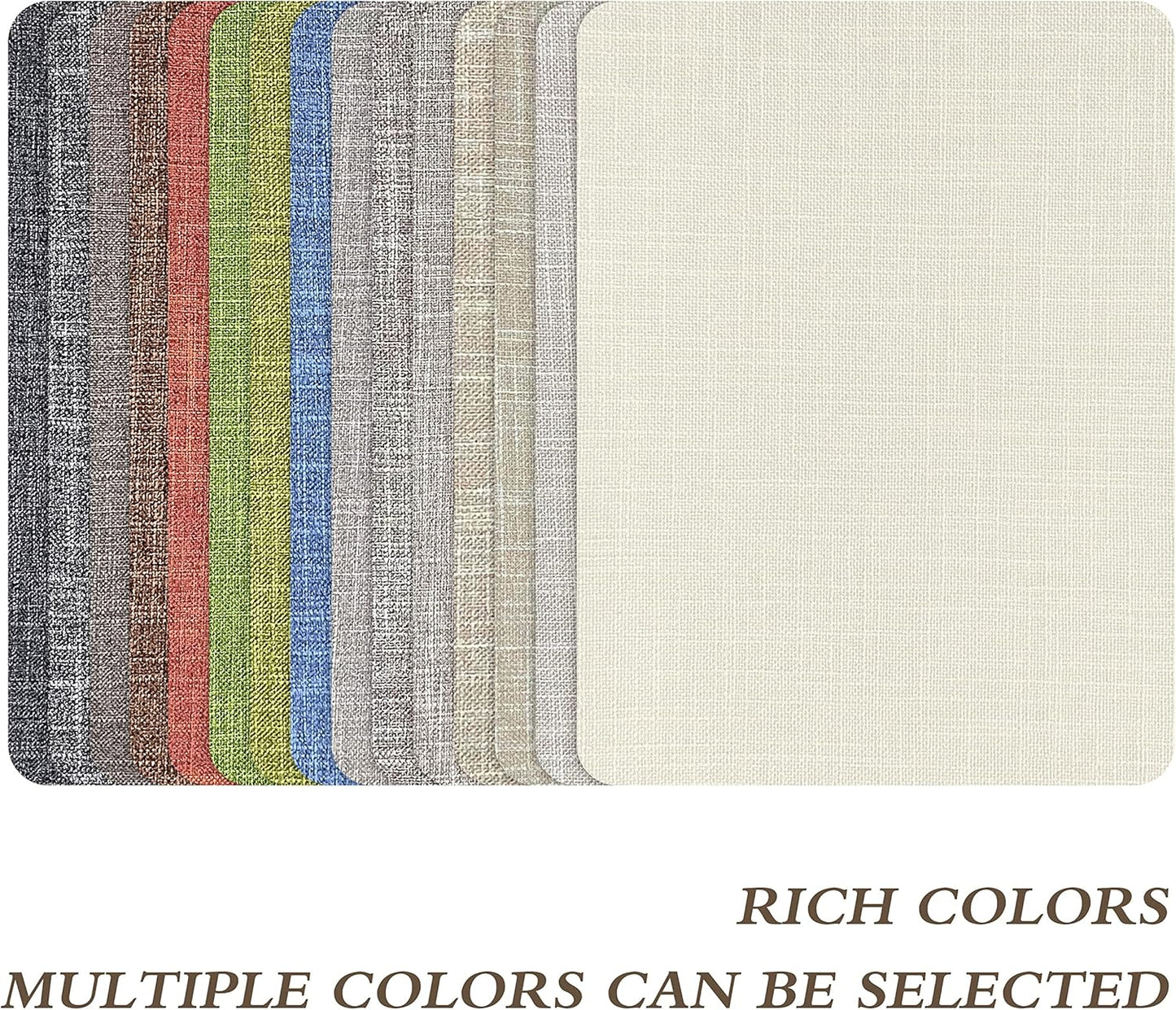 Fine Linen Repair Patches, Self-Adhesive Linen Fabric Patches, 8X11 inch Extra Size, Multi Color, Can be Used for Linen Sofa Repair and Linen Clothes Repair(8" x 11", Light Grey 2.0)