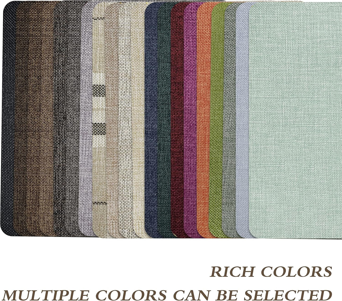 Coarse Linen Repair Patches, Self-Adhesive Linen Fabric Patches, 8X11 inch Extra Size, Multi Color, Can be Used for Linen Sofa Repair and Linen Clothes Repair(8" x 11",Beige 1.0)